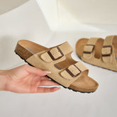 Versatile Lazy Cork Sole Birkenstock Half Slippers Newgew